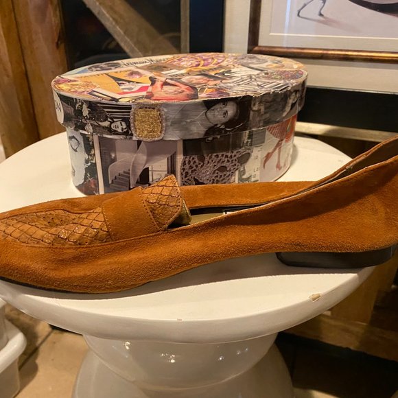 Amazing ROBERTO FIA'LE Collection Made in Italy Loafers size 7 ½ M a tan/brown - Picture 5 of 8